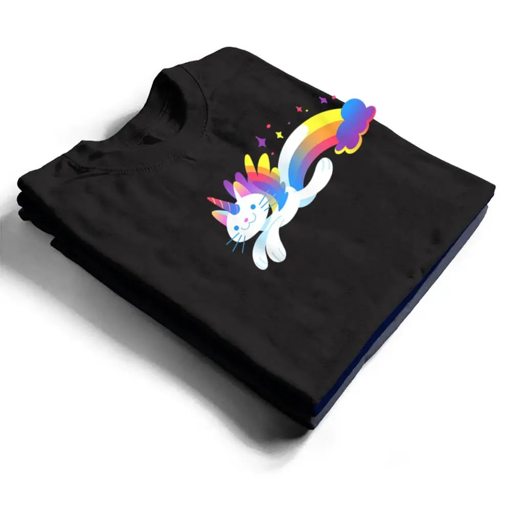 Unicorn-Kitty-Rainbow-Flying-Unicat-Caticorn-T-Shirt-1 Unicorn Kitty Rainbow - Flying Unicat Caticorn T Shirt