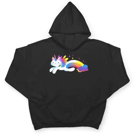 Unicorn Kitty Rainbow - Flying Unicat Caticorn T Shirt