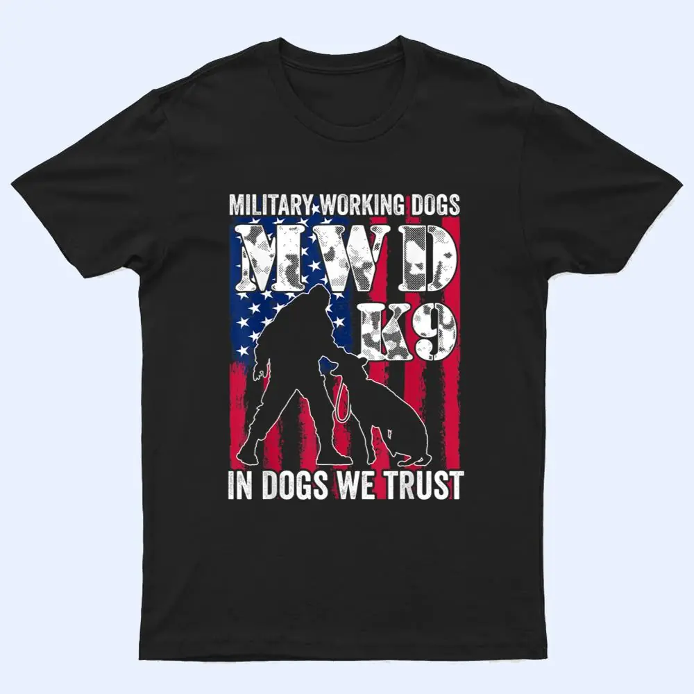 Us Flag MWD K9 Officer Military Working Dog Police T Shirt Us Flag MWD K9 Officer Military Working Dog Police T Shirt