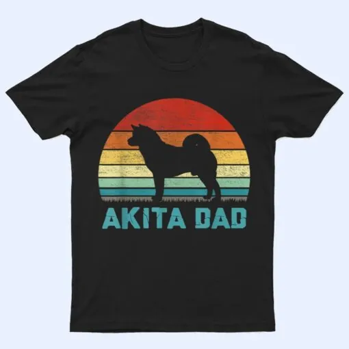 Vintage Akita Dad - Dog Lover T Shirt