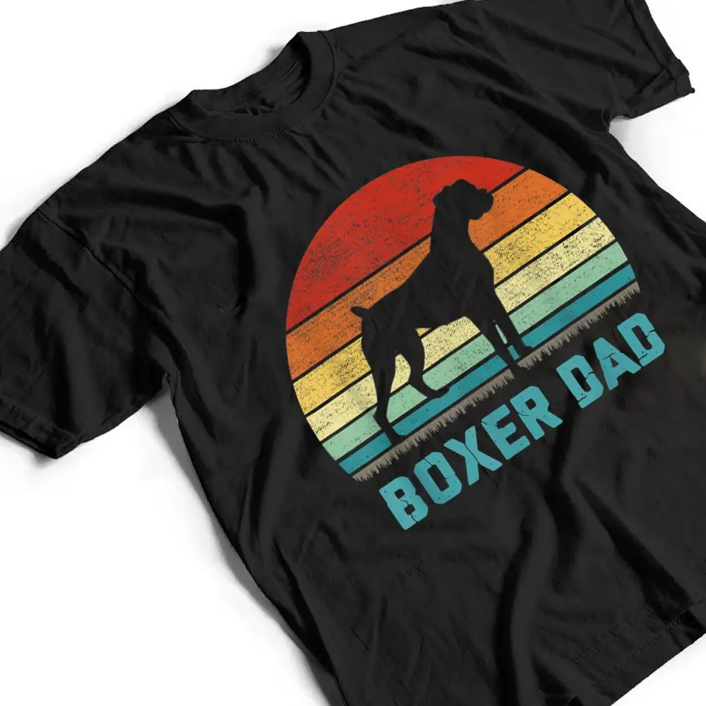 Vintage-Boxer-Dad-Dog-Lover-T-Shirt-2 Vintage Boxer Dad - Dog Lover T Shirt