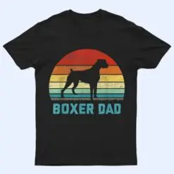 Vintage Boxer Dad - Dog Lover T Shirt