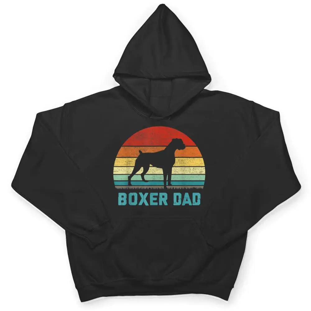Vintage-Boxer-Dad-Dog-Lover-T-Shirt-3 Vintage Boxer Dad - Dog Lover T Shirt
