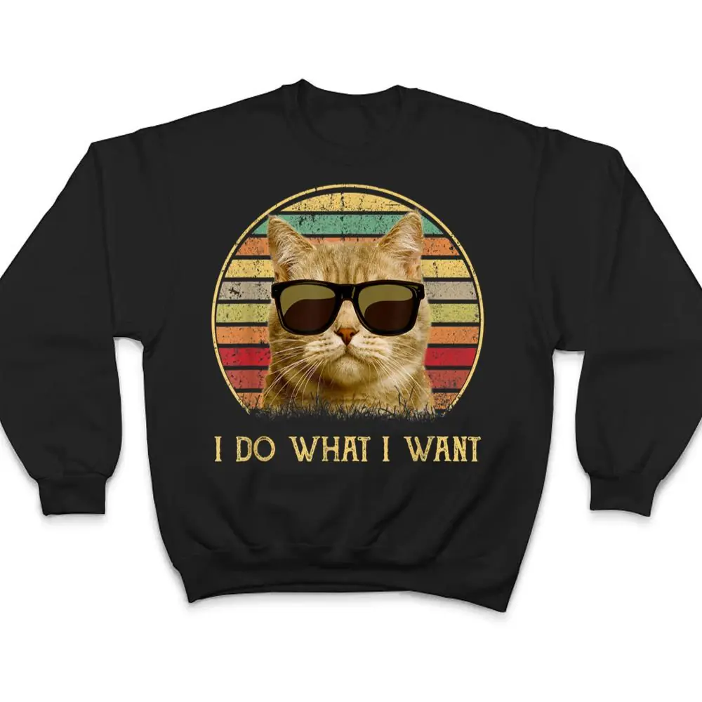Vintage-Cat-gifts-2022-Funny-cat-lovers-i-do-what-i-want-cat-T-Shirt-4 Vintage Cat gifts 2022 Funny cat lovers i do what i want cat T Shirt
