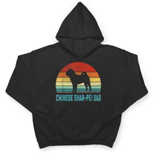 Vintage Chinese Shar-pei Dad - Dog Lover T Shirt