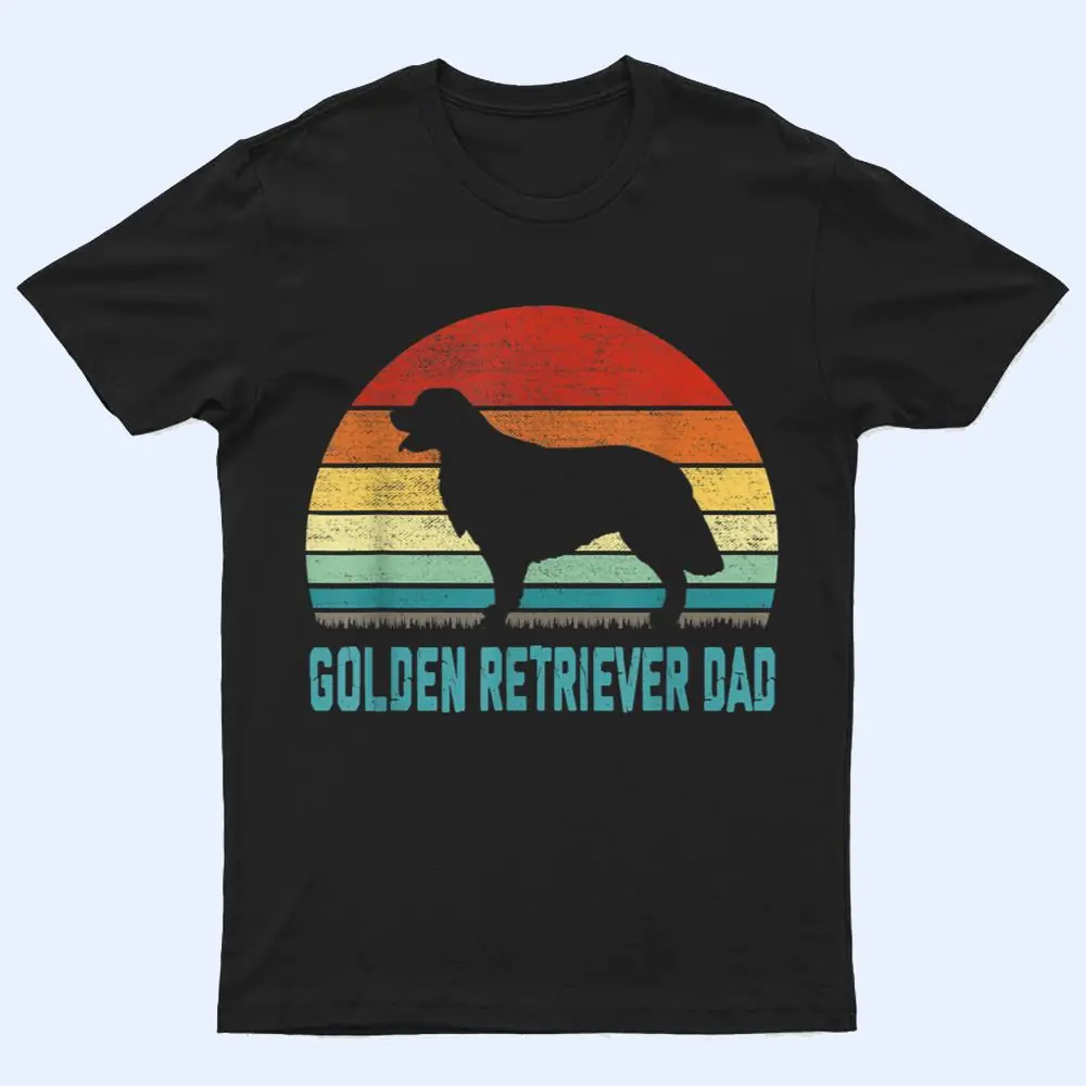 Vintage Golden Retriever Dad - Dog Lover T Shirt Vintage Golden Retriever Dad - Dog Lover T Shirt