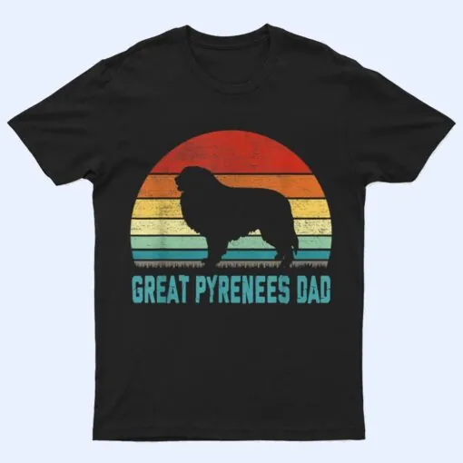 Vintage Great Pyrenees Dad - Dog Lover T Shirt