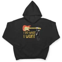 Vintage Guitar and Cat Lover Men Women I do what i want Cat T Shirt Vintage Guitar and Cat Lover Men Women I do what i want Cat T Shirt