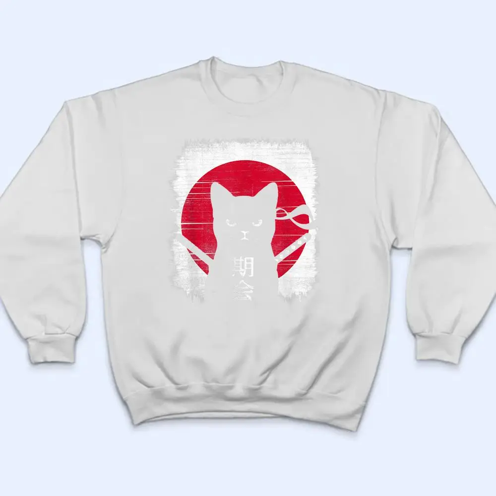 Vintage-Japanese-Sunset-Style-Cat-Kitten-Lover-Funny-My-Cat-T-Shirt-4 Vintage Japanese Sunset Style Cat Kitten Lover Funny My Cat T Shirt