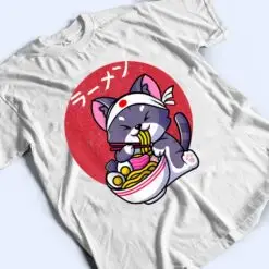Vintage Kawaii Anime Ramen Cat Japanese Food Gift Girls Teen T Shirt Vintage Kawaii Anime Ramen Cat Japanese Food Gift Girls Teen T Shirt