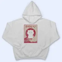 Vintage Kawaii Cat Japanese Black Anime Gift Girls Teenager T Shirt Vintage Kawaii Cat Japanese Black Anime Gift Girls Teenager T Shirt