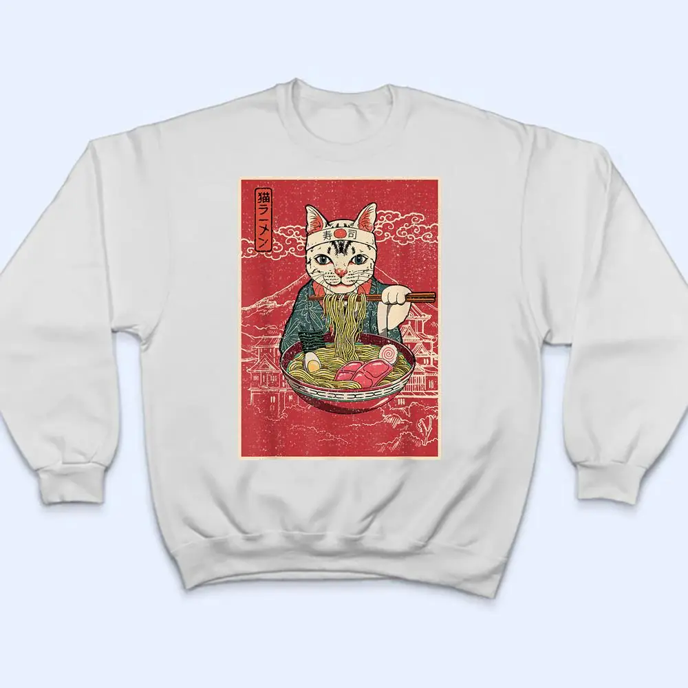 Vintage-Kawaii-Cat-Japanese-Black-Anime-Gift-Girls-nager-Ver-2-T-Shirt-4 Vintage Kawaii Cat Japanese Black Anime Gift Girls nager Ver 2 T Shirt