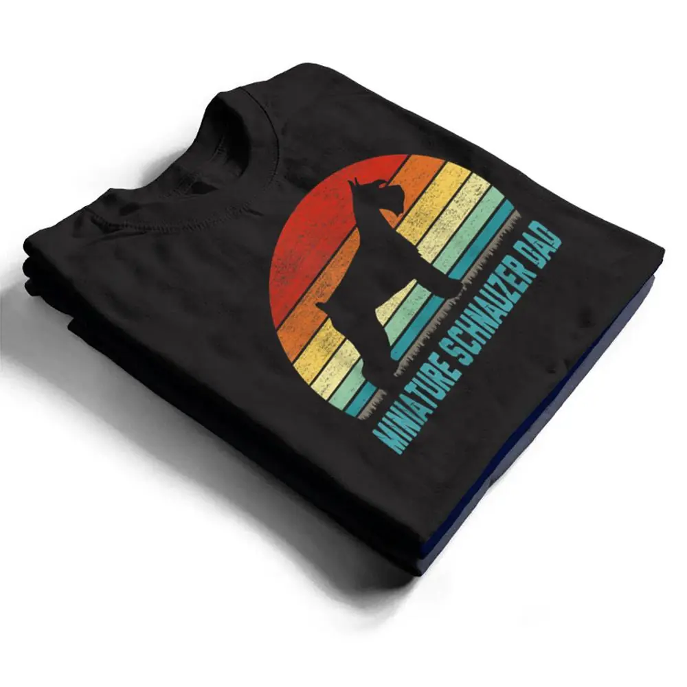 Vintage-Miniature-Schnauzer-Dad-Dog-Lover-T-Shirt-1 Vintage Miniature Schnauzer Dad - Dog Lover T Shirt