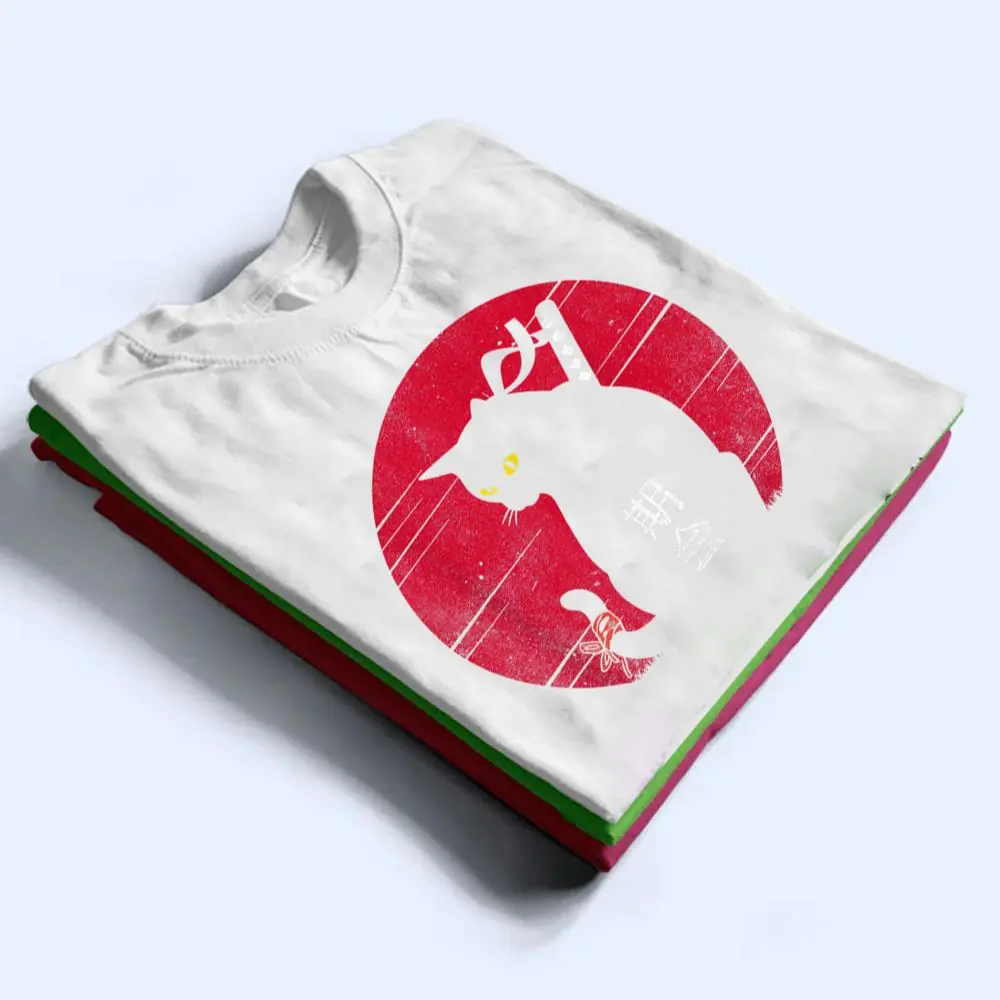 Vintage-Retro-Japanese-Style-Cat-Kawaii-Cat-Kitten-Lover-T-Shirt-1 Vintage Retro Japanese Style Cat Kawaii Cat Kitten Lover T Shirt