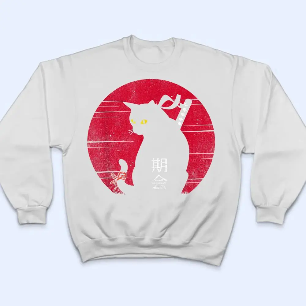 Vintage-Retro-Japanese-Style-Cat-Kawaii-Cat-Kitten-Lover-T-Shirt-4 Vintage Retro Japanese Style Cat Kawaii Cat Kitten Lover T Shirt