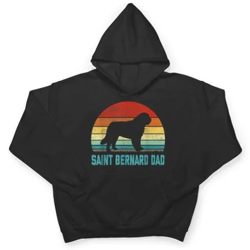 Vintage Saint Bernard Dad - Dog Lover T Shirt