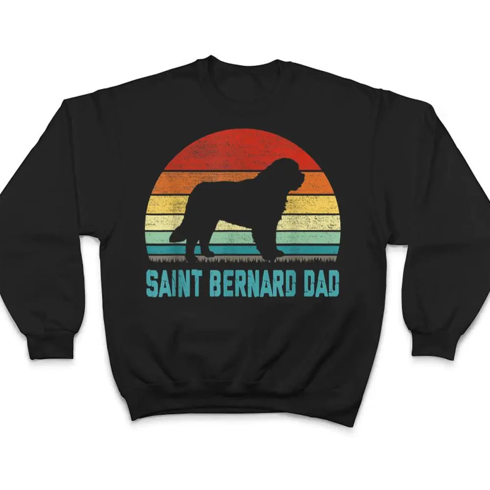 Vintage-Saint-Bernard-Dad-Dog-Lover-T-Shirt-4 Vintage Saint Bernard Dad - Dog Lover T Shirt