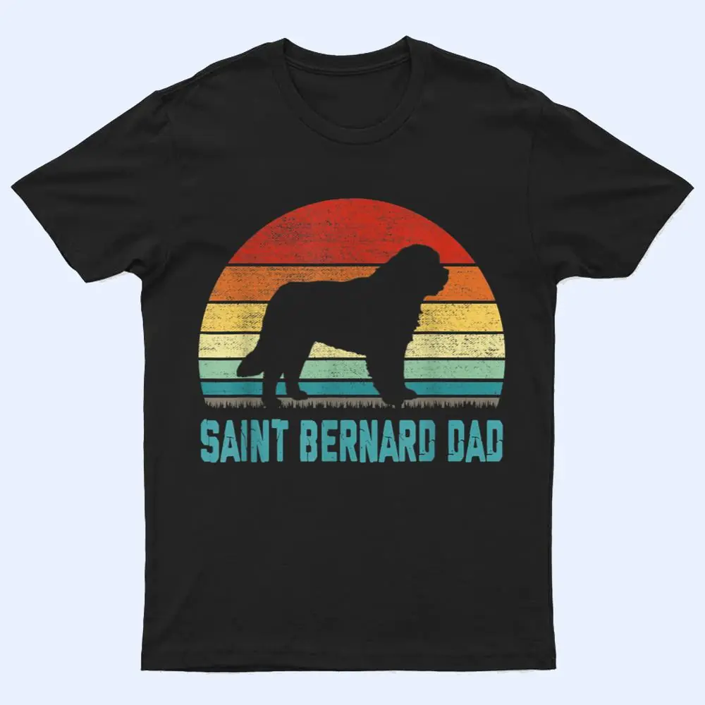 Vintage Saint Bernard Dad - Dog Lover T Shirt Vintage Saint Bernard Dad - Dog Lover T Shirt