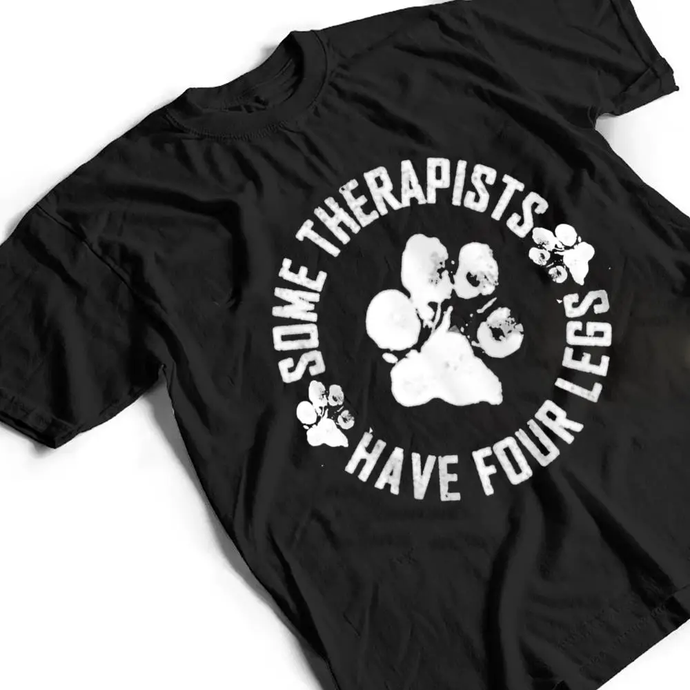 Vintage-Some-therapists-have-four-legs-Dog-Paws-Dog-Lovers-T-Shirt-2 Vintage Some therapists have four legs Dog Paws Dog Lovers T Shirt