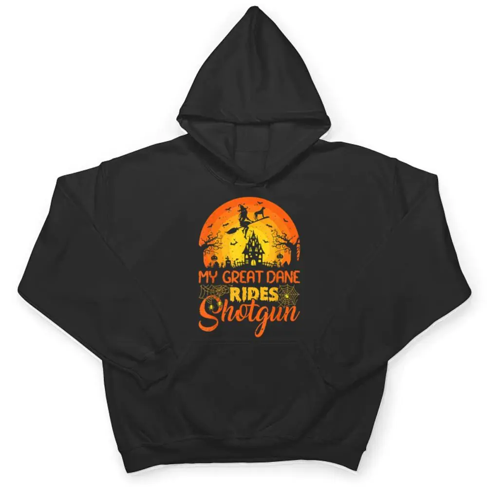 Vintage-Sunset-My-Great-Dane-Dog-Ride-Shotgun-Halloween-T-Shirt-3 Vintage Sunset My Great Dane Dog Ride Shotgun Halloween T Shirt
