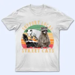 Vintage Support Local Street Cats! Raccoon