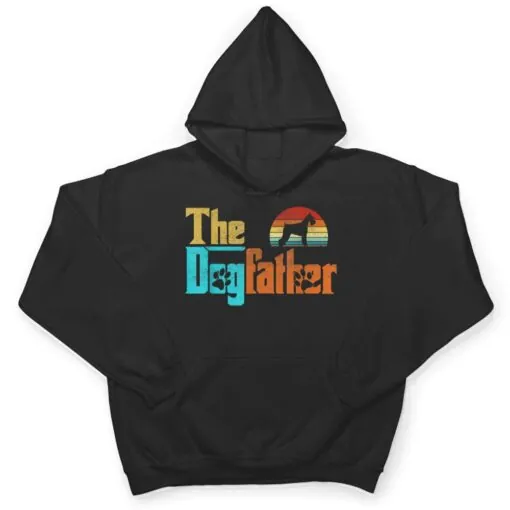 Vintage The Dogfather Miniature Schnauzer Dog Owner T Shirt