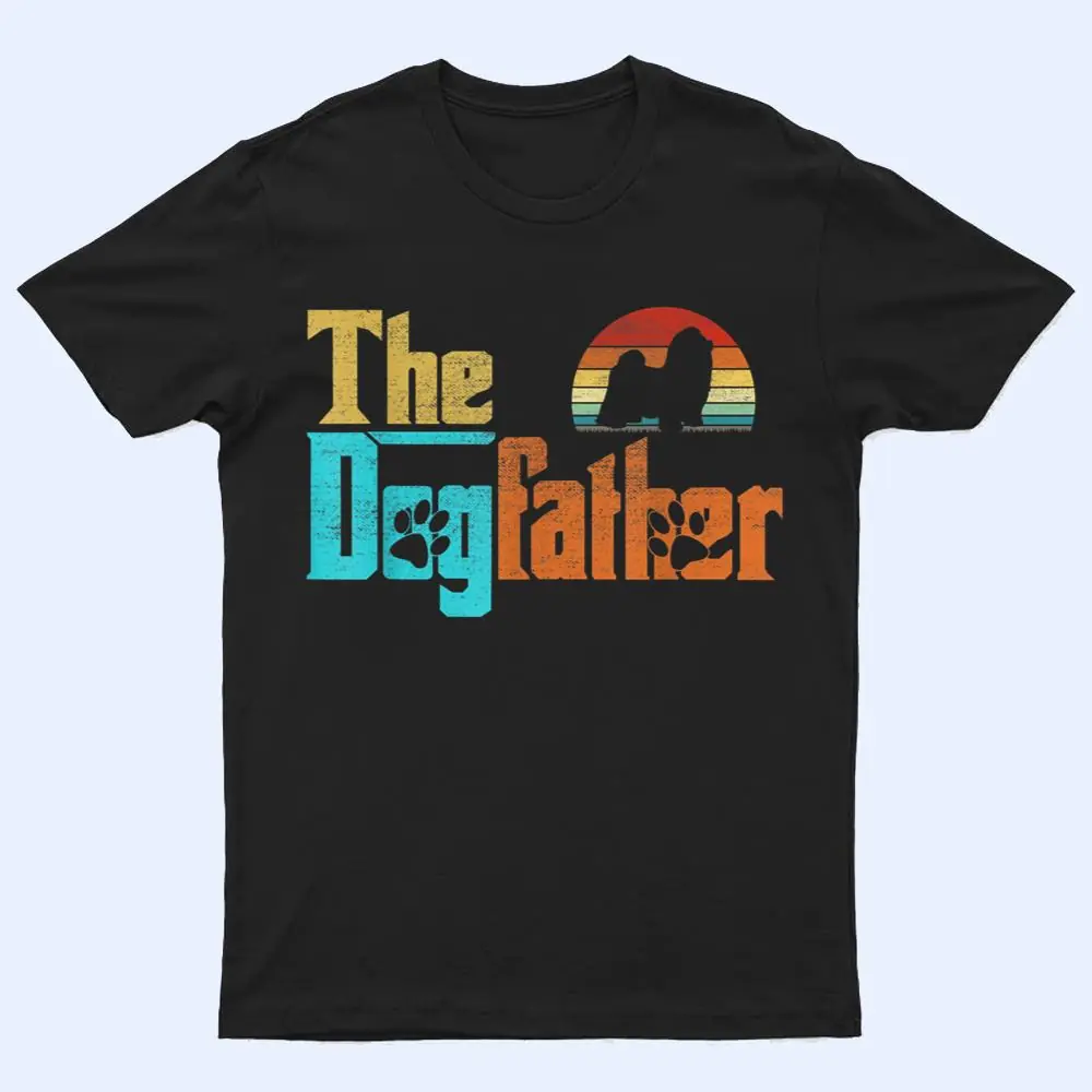 Vintage The Dogfather Shih Tzu Dog Owner T Shirt Vintage The Dogfather Shih Tzu Dog Owner T Shirt