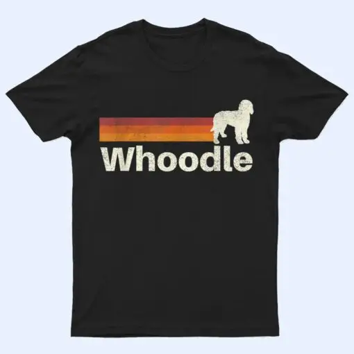 Vintage Whoodle Retro Mom Dad Dog T Shirt