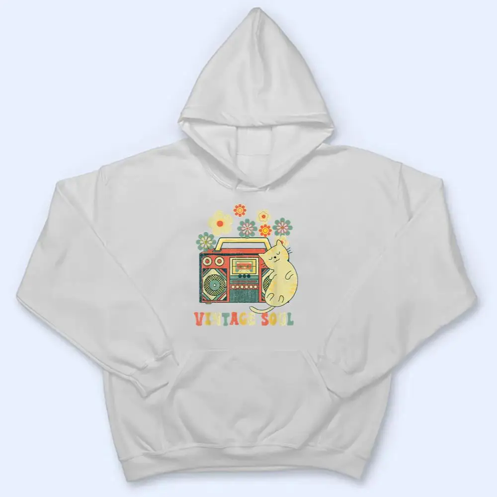 Vintage-Wildflower-Soul-Flowers-Funny-Cat-T-Shirt-3 Vintage Wildflower Soul Flowers - Funny Cat T Shirt