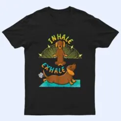 Vintage Zen Namaste Animal Meditation Kawaii Dog Yoga T Shirt