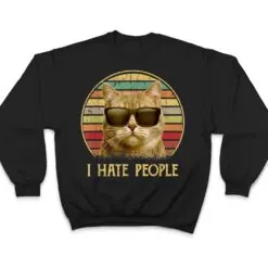 Vintage retro Cat s, Funny Cat lover i hate people T Shirt Vintage retro Cat s, Funny Cat lover i hate people T Shirt
