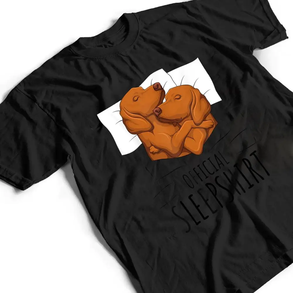 Vizsla-Dog-Lover-Official-Sleep-T-Shirt-2 Vizsla Dog Lover Official Sleep T Shirt