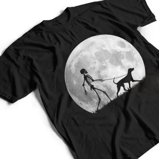 Vizsla Halloween Skeleton Funny Dog Youth Kid Girls Gift T Shirt