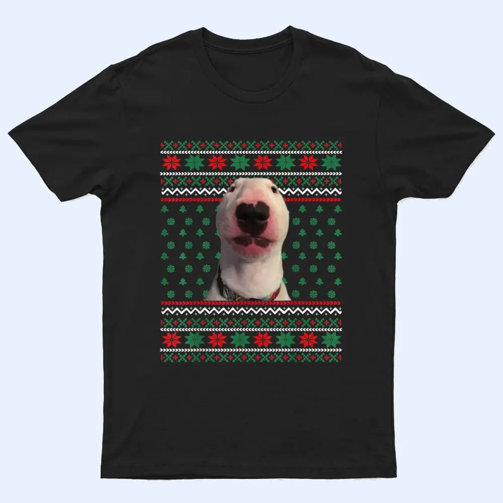 Walter Dog Meme Ugly Christmas  Xmas Funny Pajama T Shirt Walter Dog Meme Ugly Christmas  Xmas Funny Pajama T Shirt