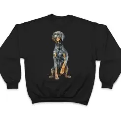 Watercolor Portrait Doberman Pinscher For Dog Owners Ver 3 T Shirt Watercolor Portrait Doberman Pinscher For Dog Owners Ver 3 T Shirt