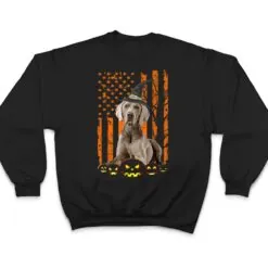 Weimaraner Dog Pumpkin American Flag Vintage Halloween Gifts T Shirt Weimaraner Dog Pumpkin American Flag Vintage Halloween Gifts T Shirt