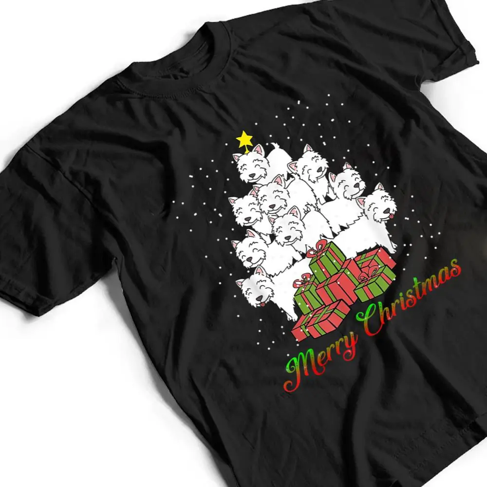 Westie-Dog-Lover-Matching-Santa-Westie-Christmas-Tree-T-Shirt-2 Westie Dog Lover Matching Santa Westie Christmas Tree T Shirt