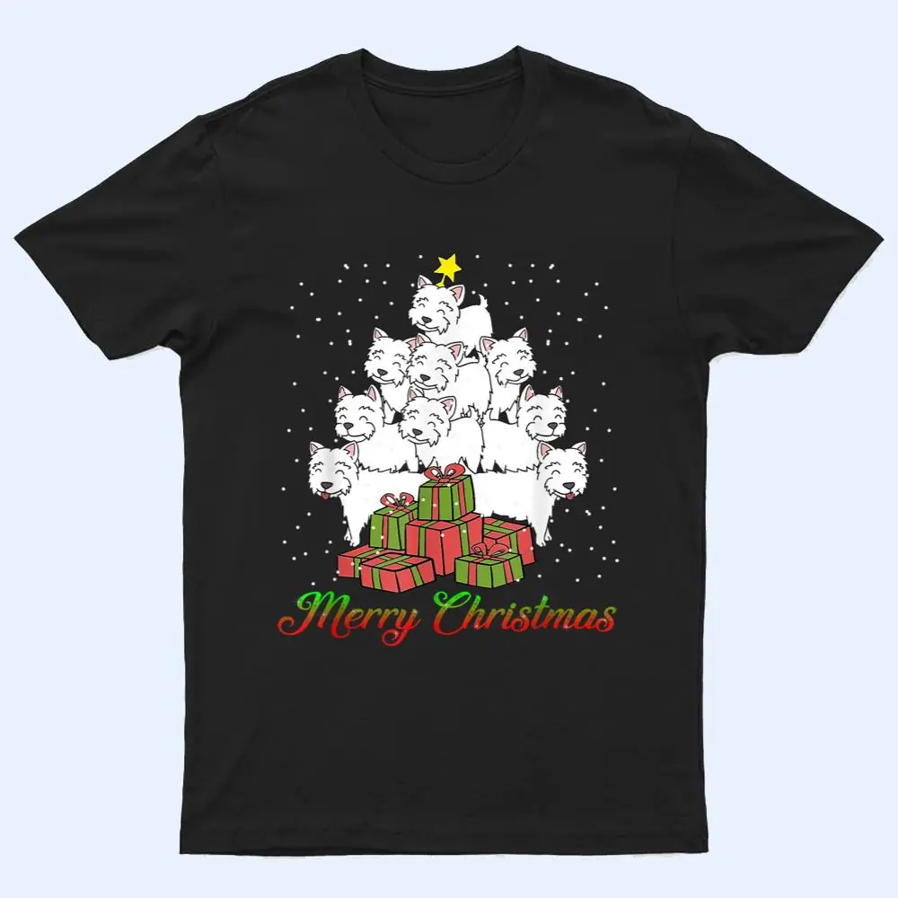 Westie Dog Lover Matching Santa Westie Christmas Tree T Shirt Westie Dog Lover Matching Santa Westie Christmas Tree T Shirt
