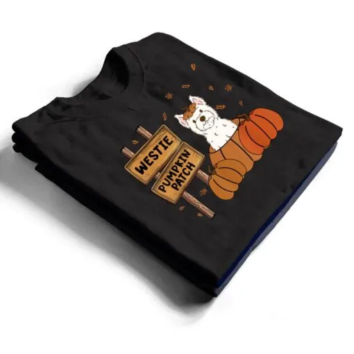 Westie Pumpkin Patch Dog Lovers Thanksgiving Halloween T Shirt