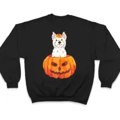 Westie Pumpkin West Highland White Terrier Dog Halloween T Shirt Westie Pumpkin West Highland White Terrier Dog Halloween T Shirt