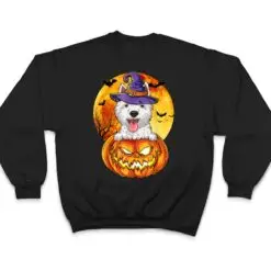Westie Witch Pumpkin Halloween Dog Lover Funny T Shirt Westie Witch Pumpkin Halloween Dog Lover Funny T Shirt