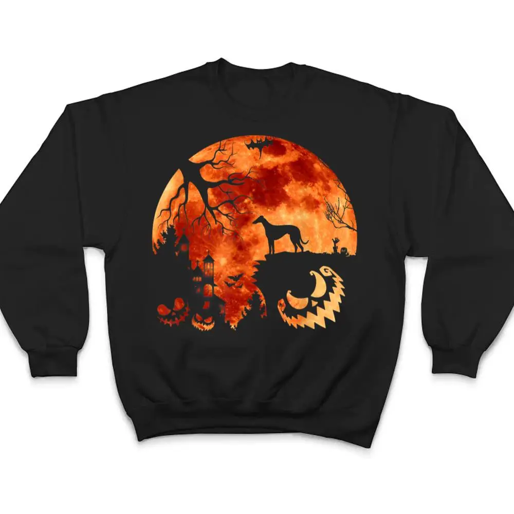 Whippet-And-Moon-Halloween-Costume-Pumpkin-Dog-Lover-T-Shirt-4 Whippet And Moon Halloween Costume Pumpkin Dog Lover T Shirt