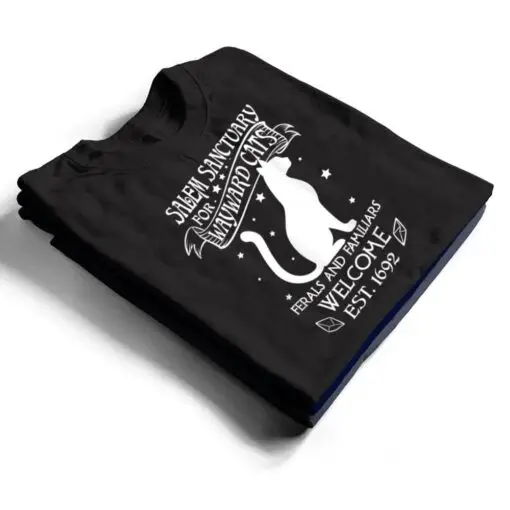 Witch Salem Sanctuary For Wayward Black Cats 1692 Gift Idea T Shirt