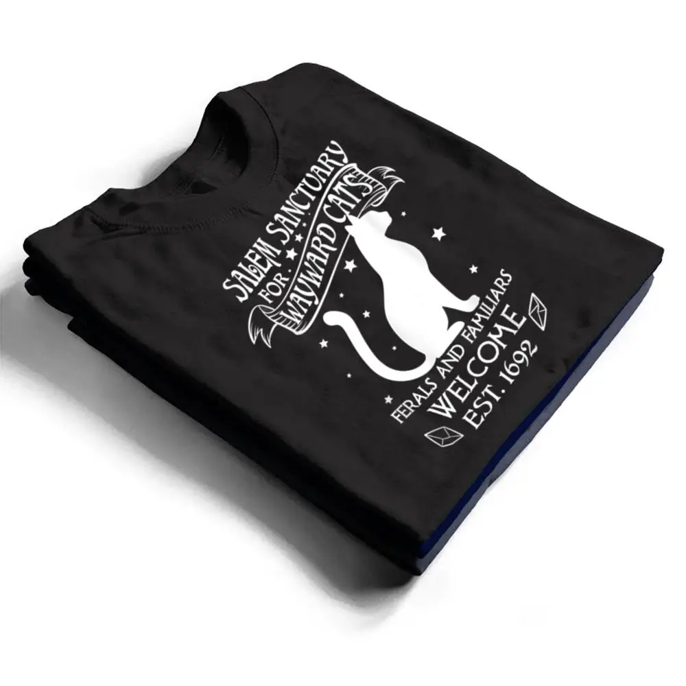 Witch-Salem-Sanctuary-For-Wayward-Black-Cats-1692-Gift-Idea-T-Shirt-1 Witch Salem Sanctuary For Wayward Black Cats 1692 Gift Idea T Shirt