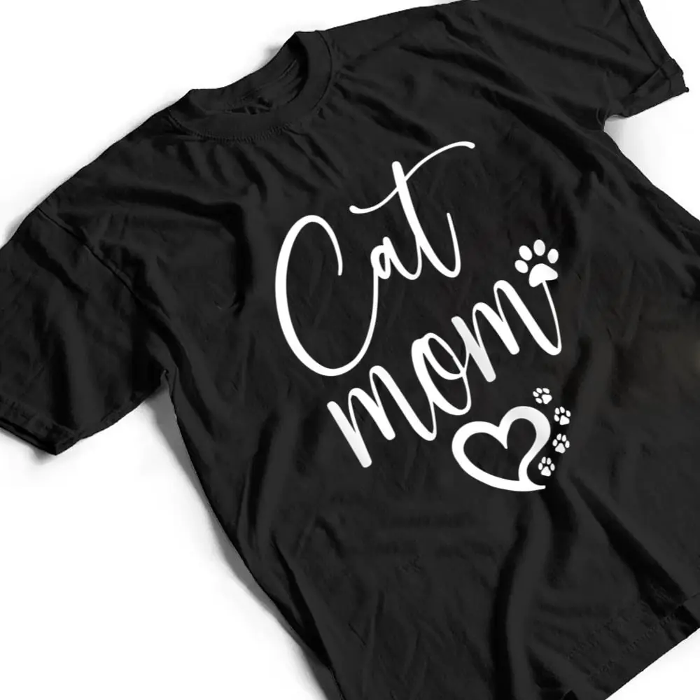 Womens-Cat-Mom-T-Shirt-2 Womens Cat Mom T Shirt
