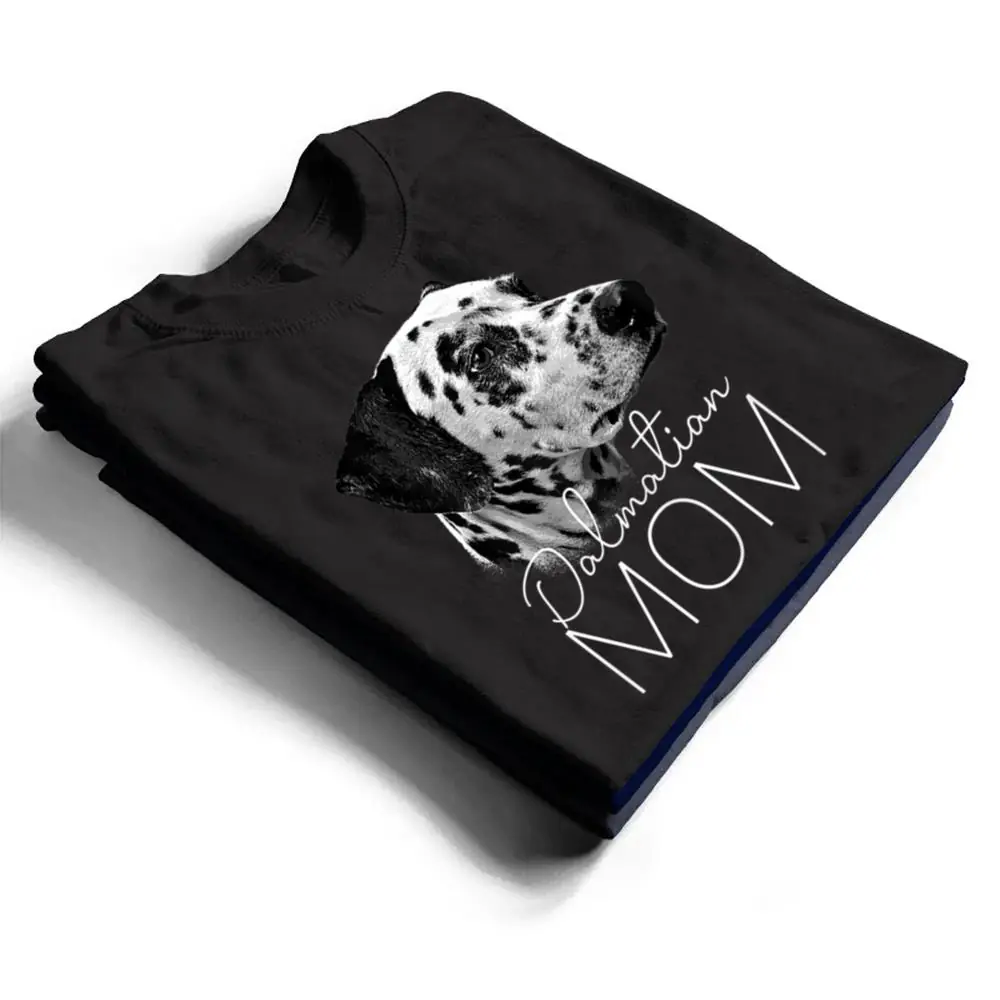 Womens-Dalmatian-Mom-Dog-T-Shirt-1 Womens Dalmatian Mom - Dog T Shirt