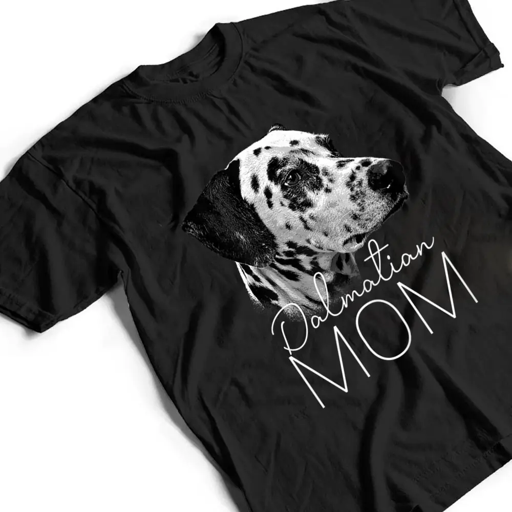 Womens-Dalmatian-Mom-Dog-T-Shirt-2 Womens Dalmatian Mom - Dog T Shirt