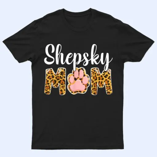 Womens Gerberian Shepsky Mom Mama For Dog Lover Mothers Day T Shirt