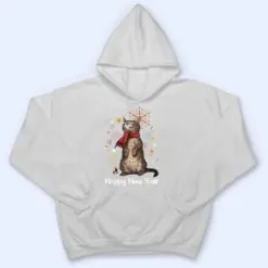 Womens Meowy New Year Cat Happy Kitten New Year Cute T Shirt Womens Meowy New Year Cat Happy Kitten New Year Cute T Shirt