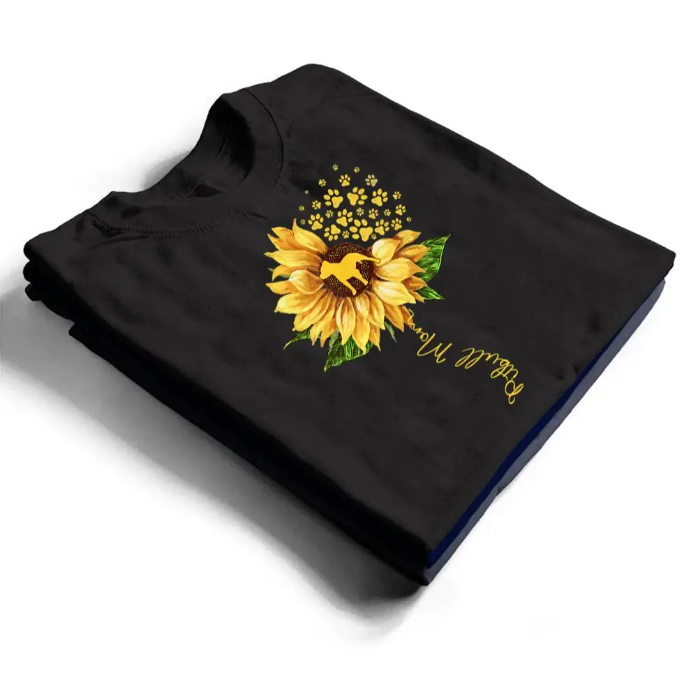 Womens-Sunflower-Pitbull-Mom-Dog-Lover-Mothers-Day-Dog-T-Shirt-1 Womens Sunflower Pitbull Mom Dog Lover Mother's Day Dog T Shirt